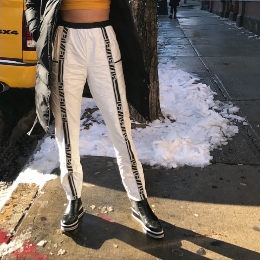 White LF pants